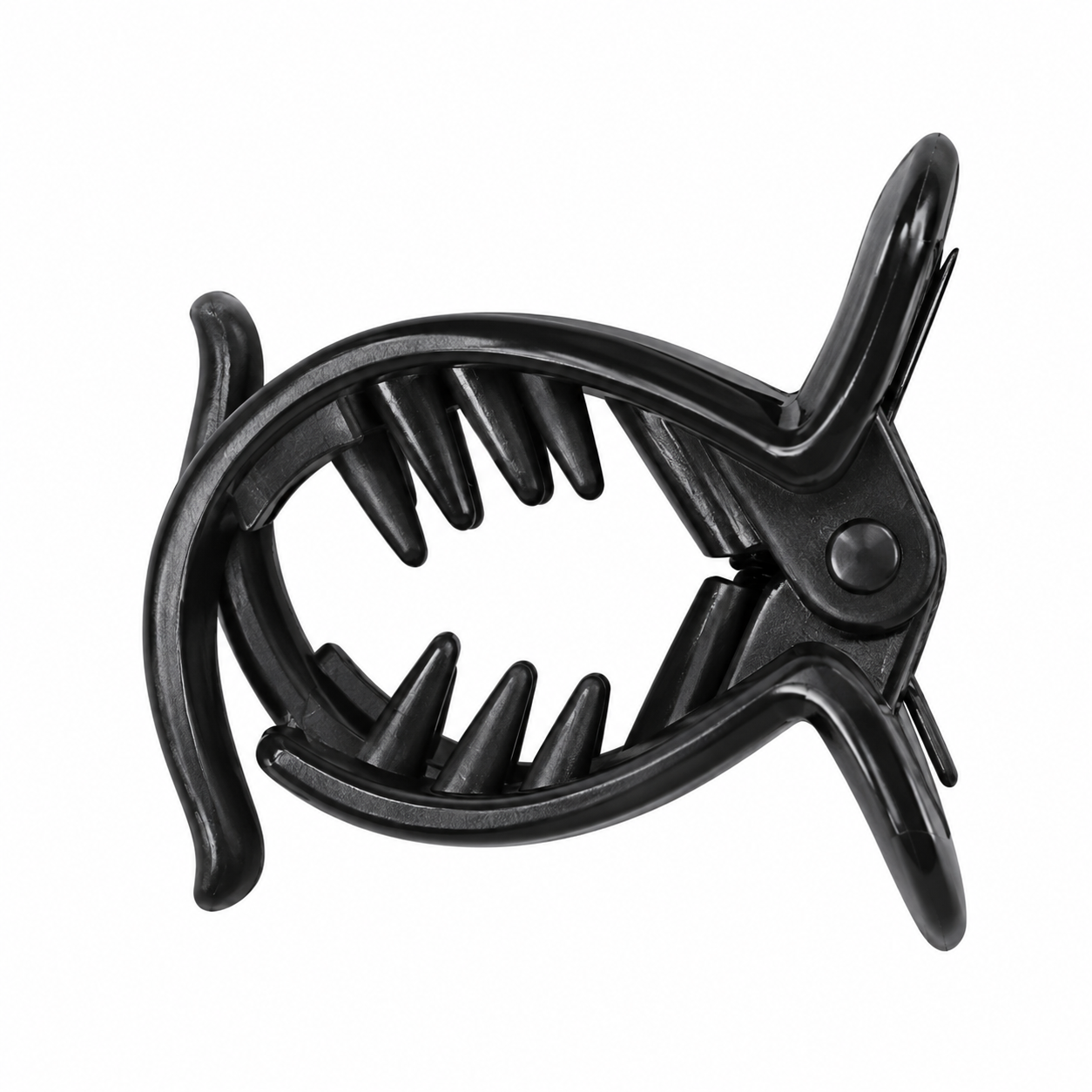 Black Hair Claw Clips - Pack of 6 - Image 5