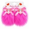 Baby Hair Clip Set for Girls 1 Pair - Adorable Bow and Flower Designs Hair Pin Soft, Lightweight, and Stylish - Thumbnail Image 5