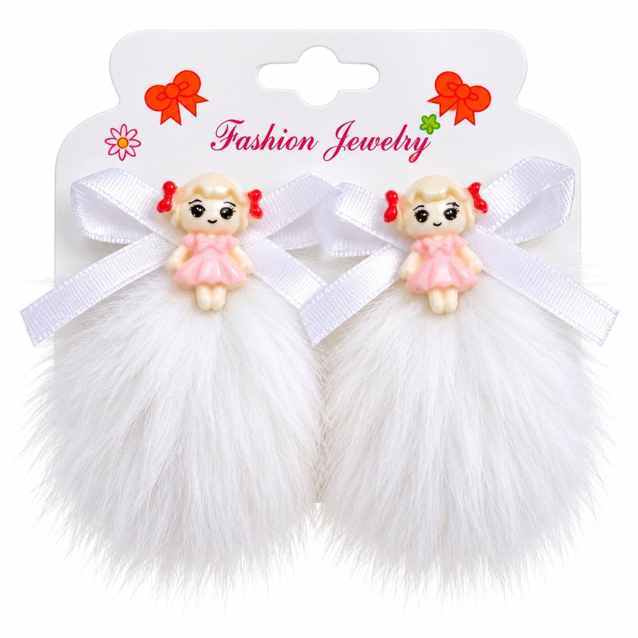 Baby Hair Clip Set for Girls 1 Pair - Adorable Bow and Flower Designs Hair Pin Soft, Lightweight, and Stylish - Image 4