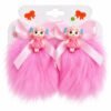 Baby Hair Clip Set for Girls 1 Pair - Adorable Bow and Flower Designs Hair Pin Soft, Lightweight, and Stylish - Thumbnail Image 7