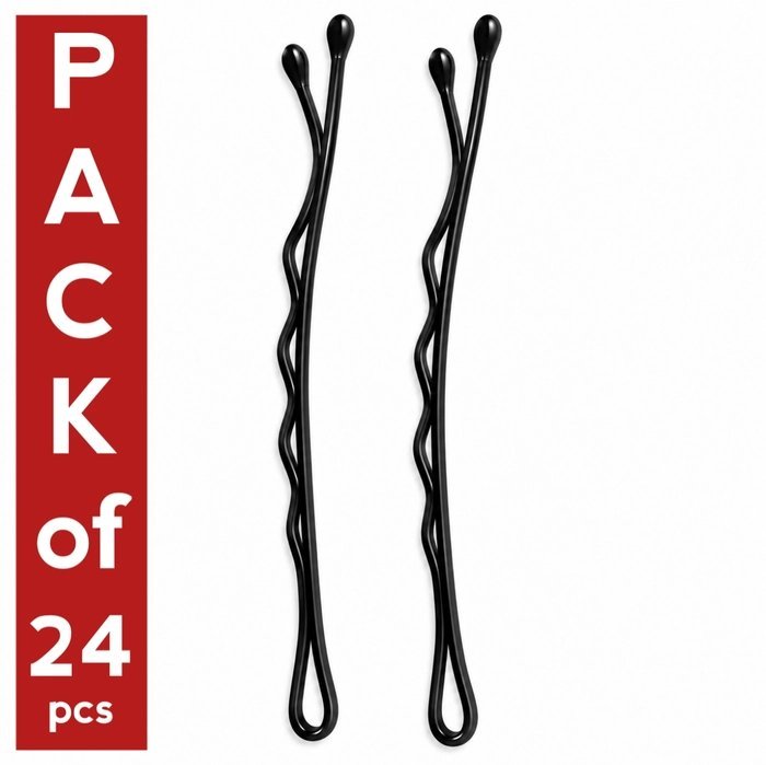JP Ball Point Bob Hair Pins for Hair Styling | 24 Hair Pins - Image 1
