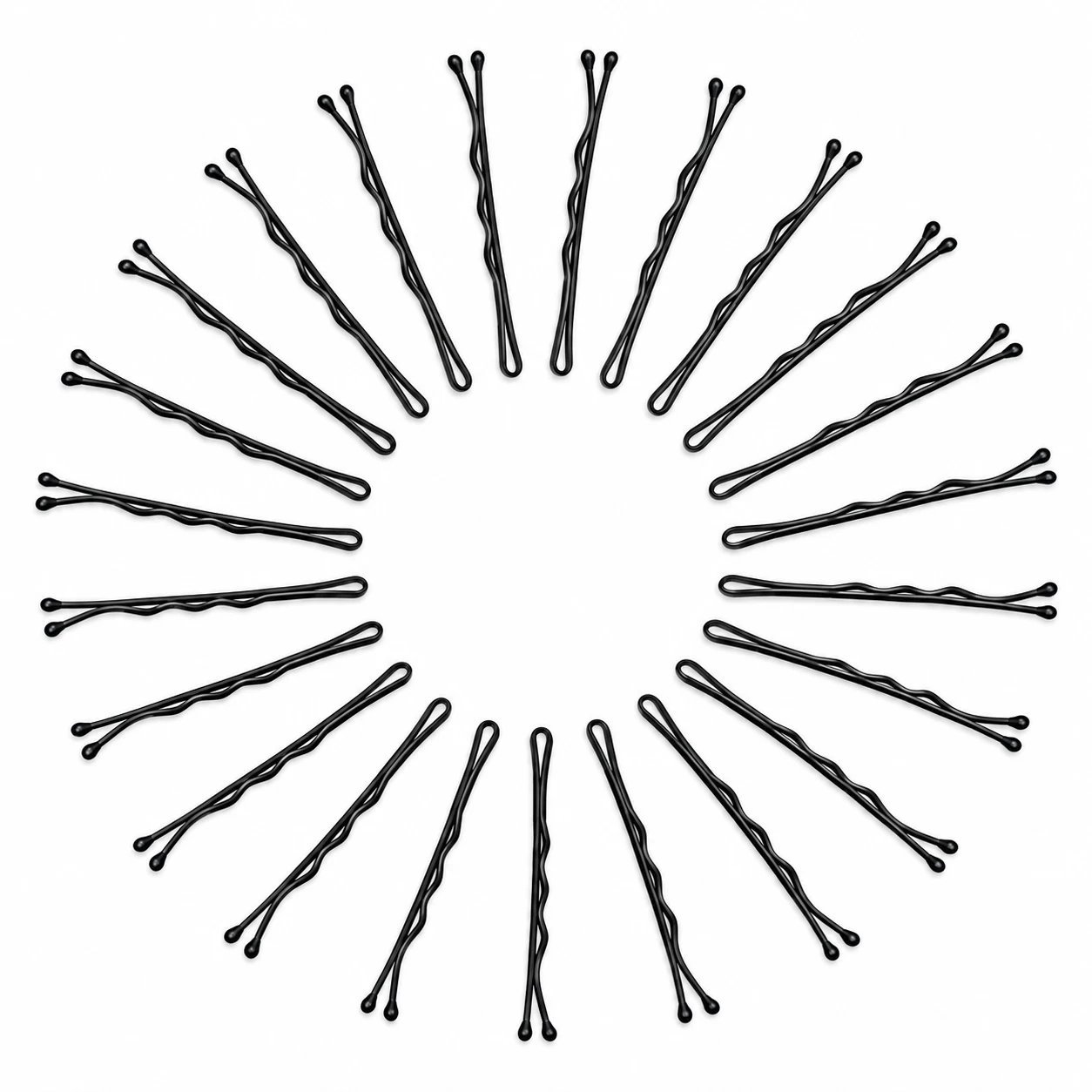JP Ball Point Bob Hair Pins for Hair Styling | 24 Hair Pins - Image 2