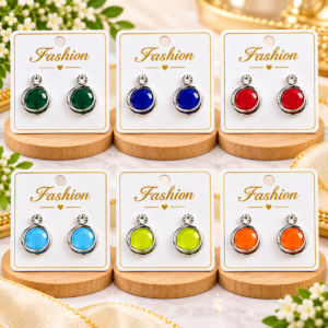 Multicoloured 6Pcs Earrings