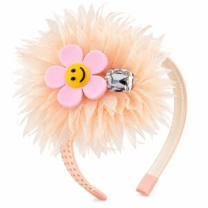 Sunflower Shaped Baby Hair Reeth - Light Orange