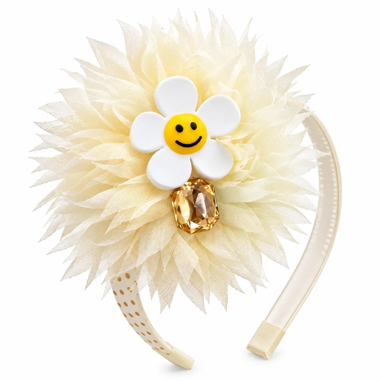 Sunflower Shaped Baby Hair Reeth - Sandal - Image 1
