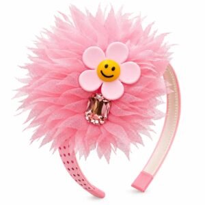 Sunflower Shaped Baby Hair Reeth - Pink