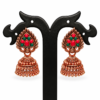 Peacock Feather Colour Earrings - Set of 3 Earrings - Thumbnail Image 3