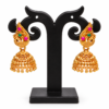 Traditional Earrings Pack of 3 | Attractive Jimikki Earrings 3 Designs Set - Thumbnail Image 3