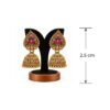Traditional Earrings Pack of 3 | Attractive Jimikki Earrings 3 Designs Set - Thumbnail Image 6