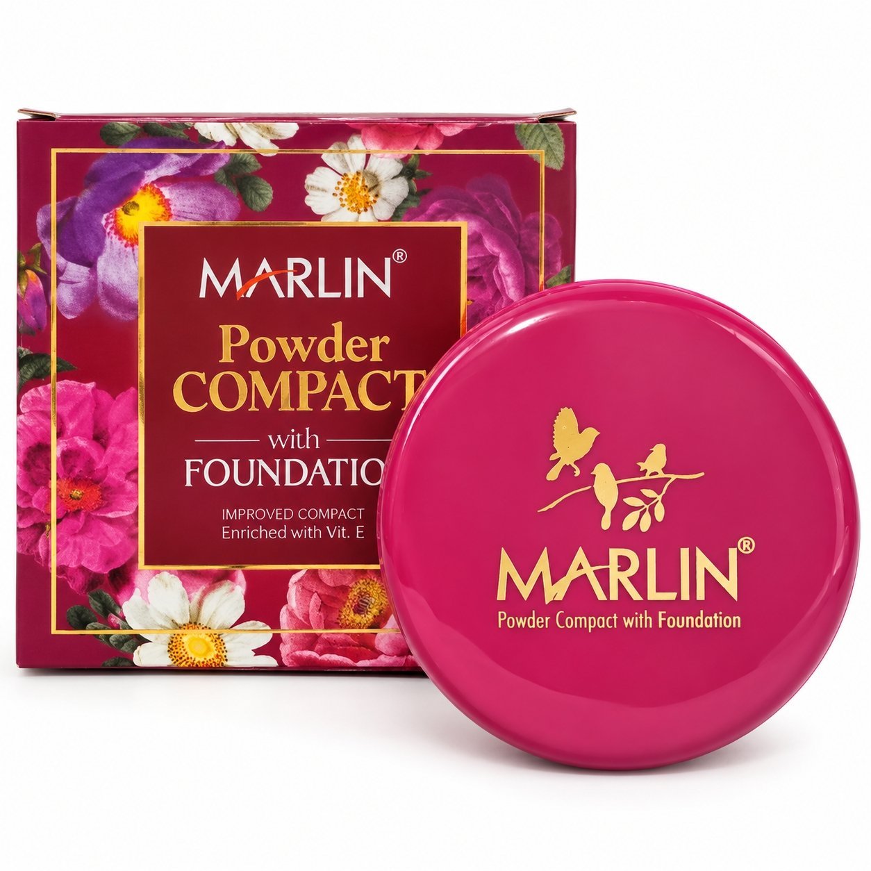 Marlin Powder Compact With Foundation 20g | MAKE02 - Image 3