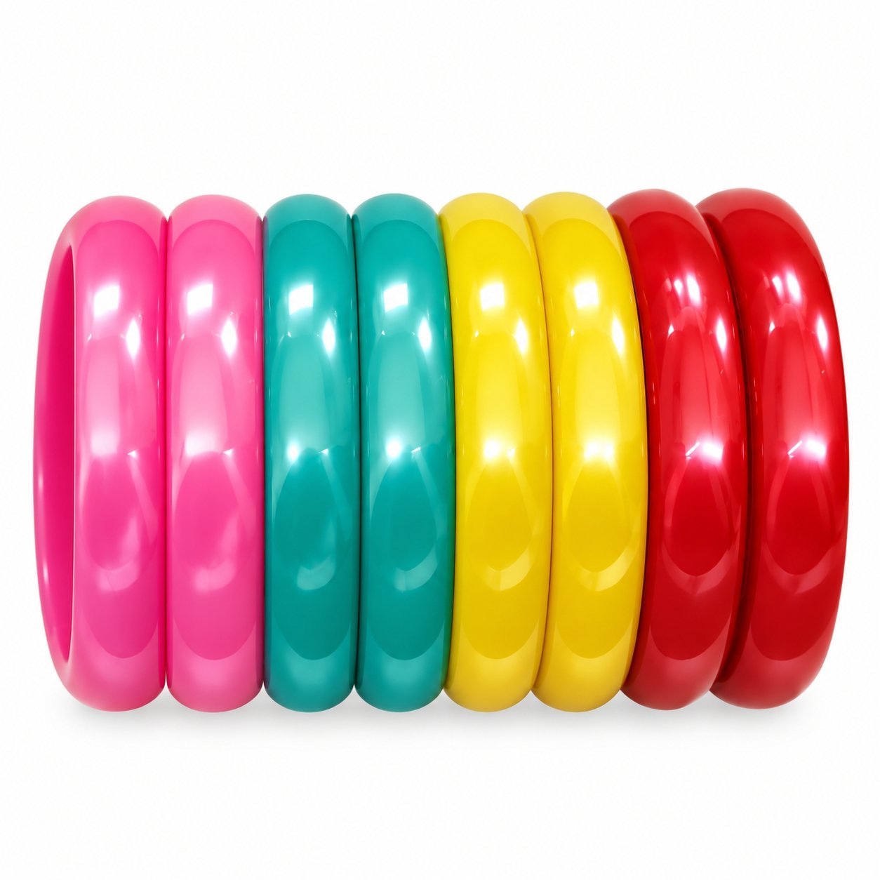KM Fiber Bangles - Pack of 4 Pair | FB03 - Image 1