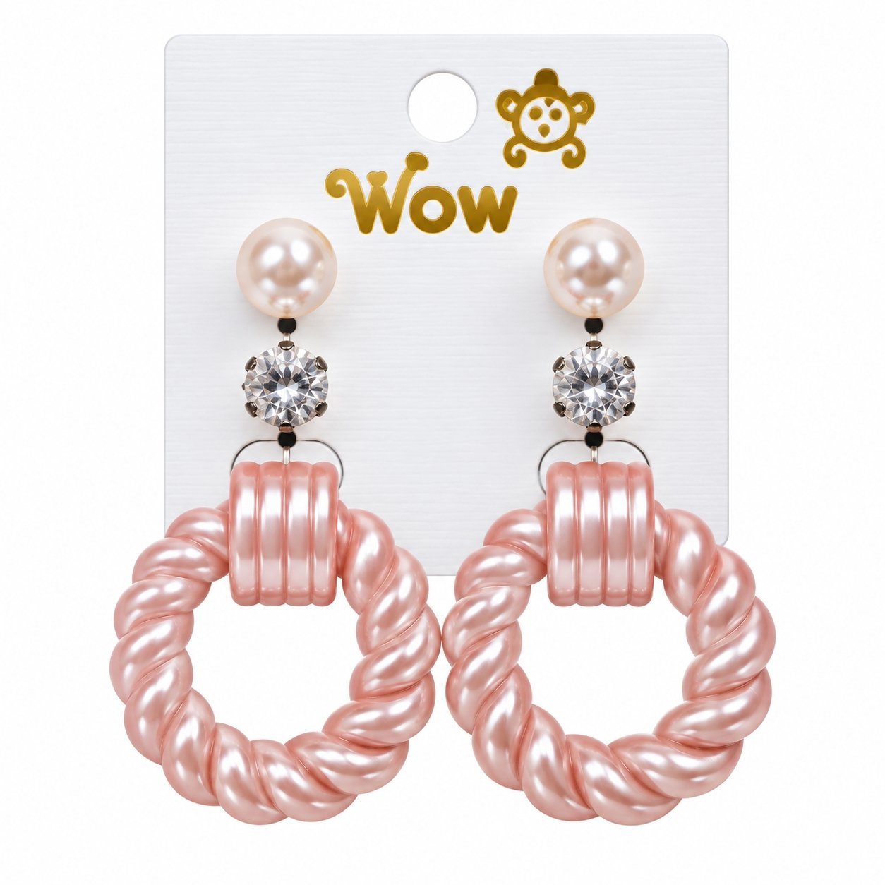 3 in 1 Twisted Earrings (Pack of 1 Set) - Image 5