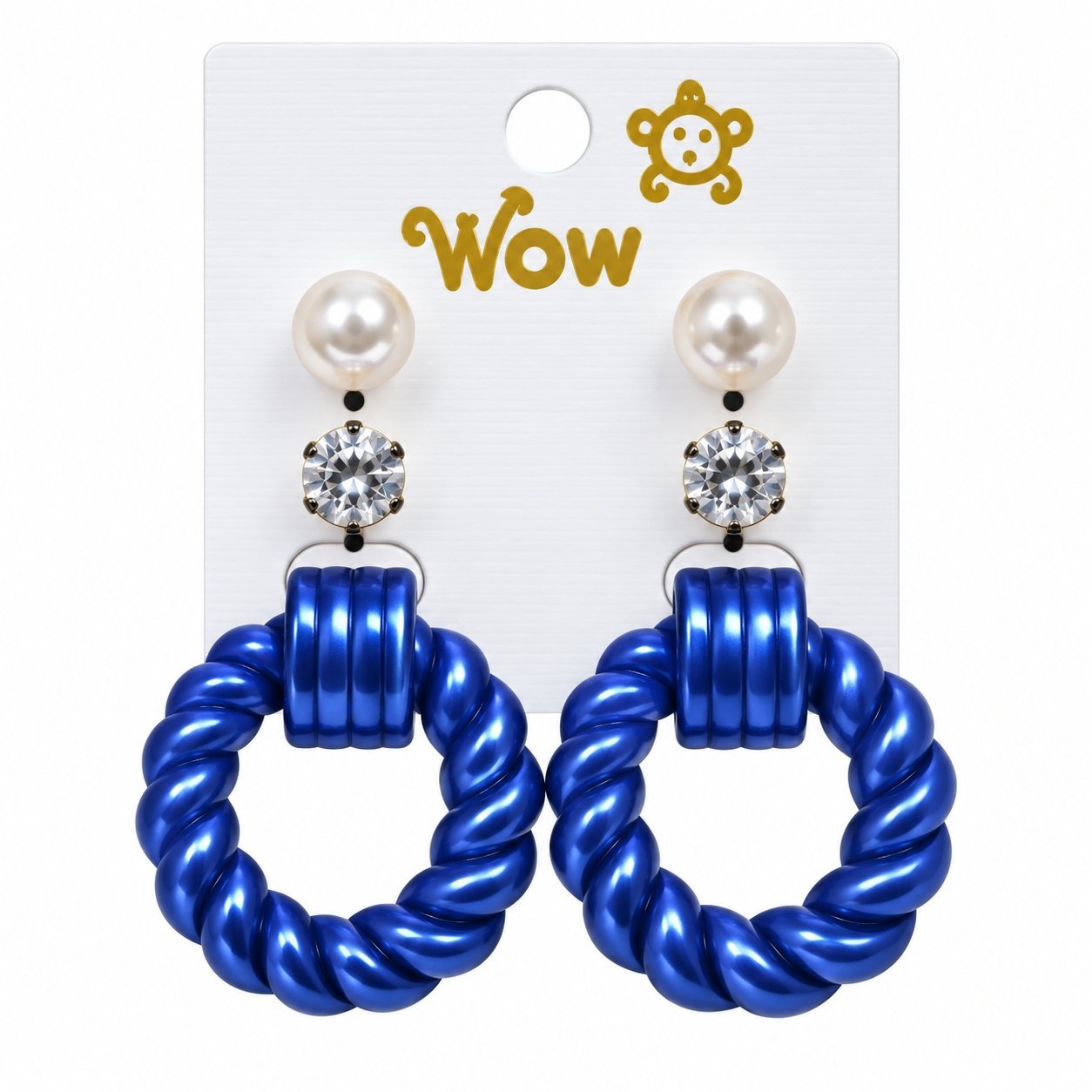 3 in 1 Twisted Earrings (Pack of 1 Set) - Image 3