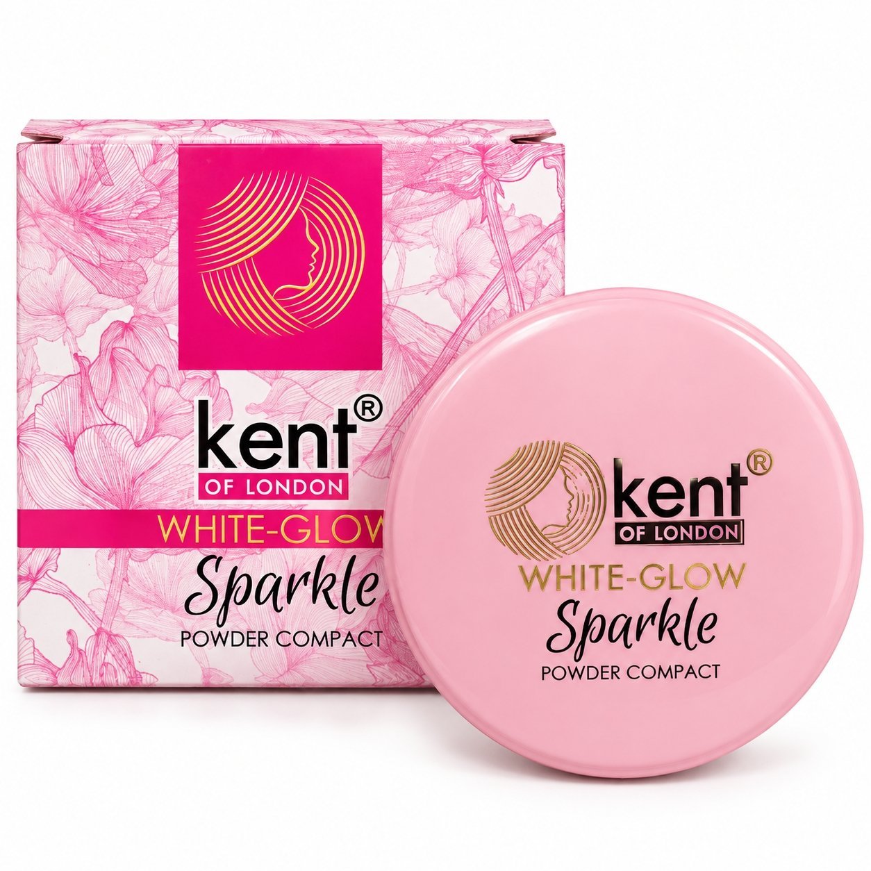 Kent of London White Glow Sparkle Compact Powder - Image 3