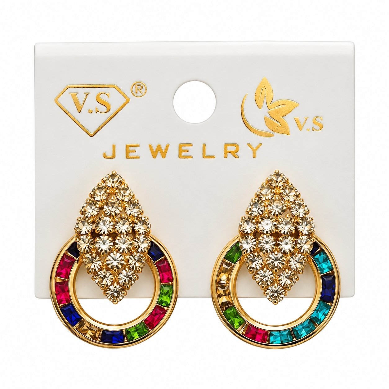 Multicolour Earrings 1Pcs - Image 2