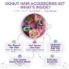 Donut Shaped Kids Hair Accessories Set - Thumbnail Image 2