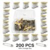 Safety Pins - 200pcs in Storage Box - Thumbnail Image 1
