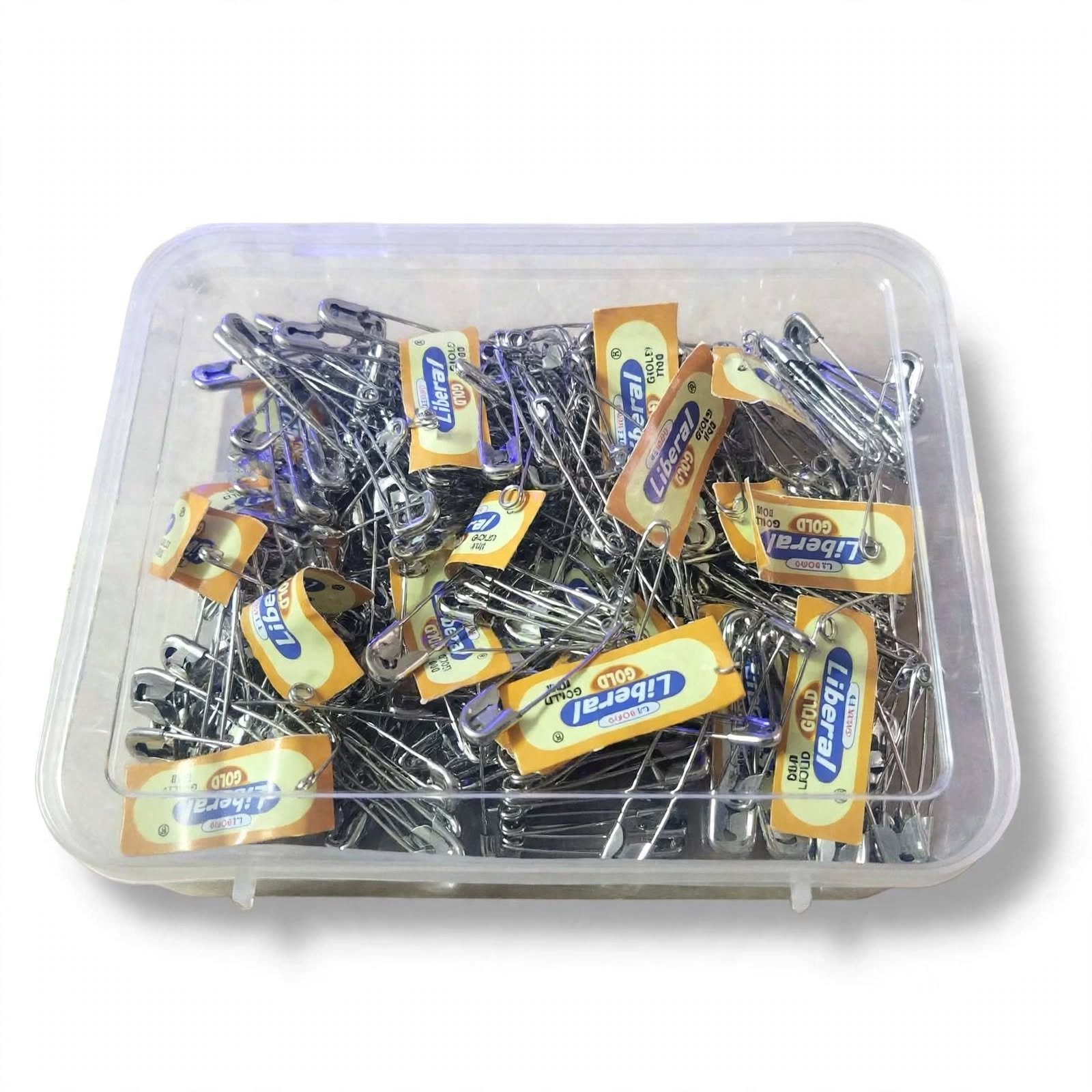 Safety Pins - 200pcs in Storage Box - Image 2