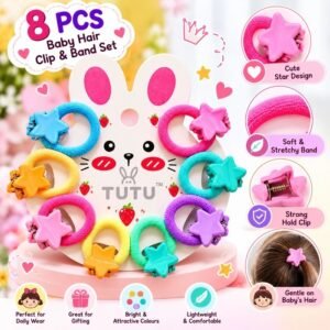 Baby Hair Clips and Band Set | Cute & Trendy