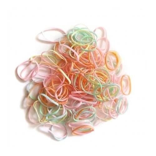 Baby Rubber Elastic Hair Bands (Pack of 140+ Pcs) - Image 3