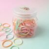 Baby Rubber Elastic Hair Bands (Pack of 140+ Pcs) - Thumbnail Image 2
