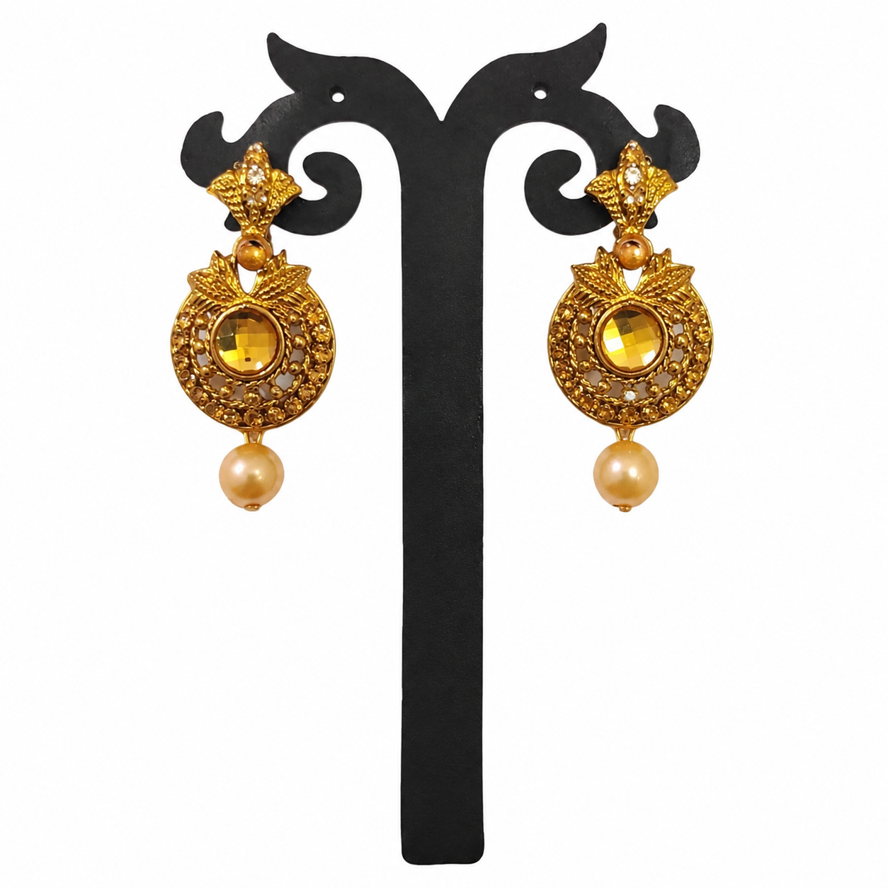 Golden Designer Kammal | Earring for Festival - Image 1
