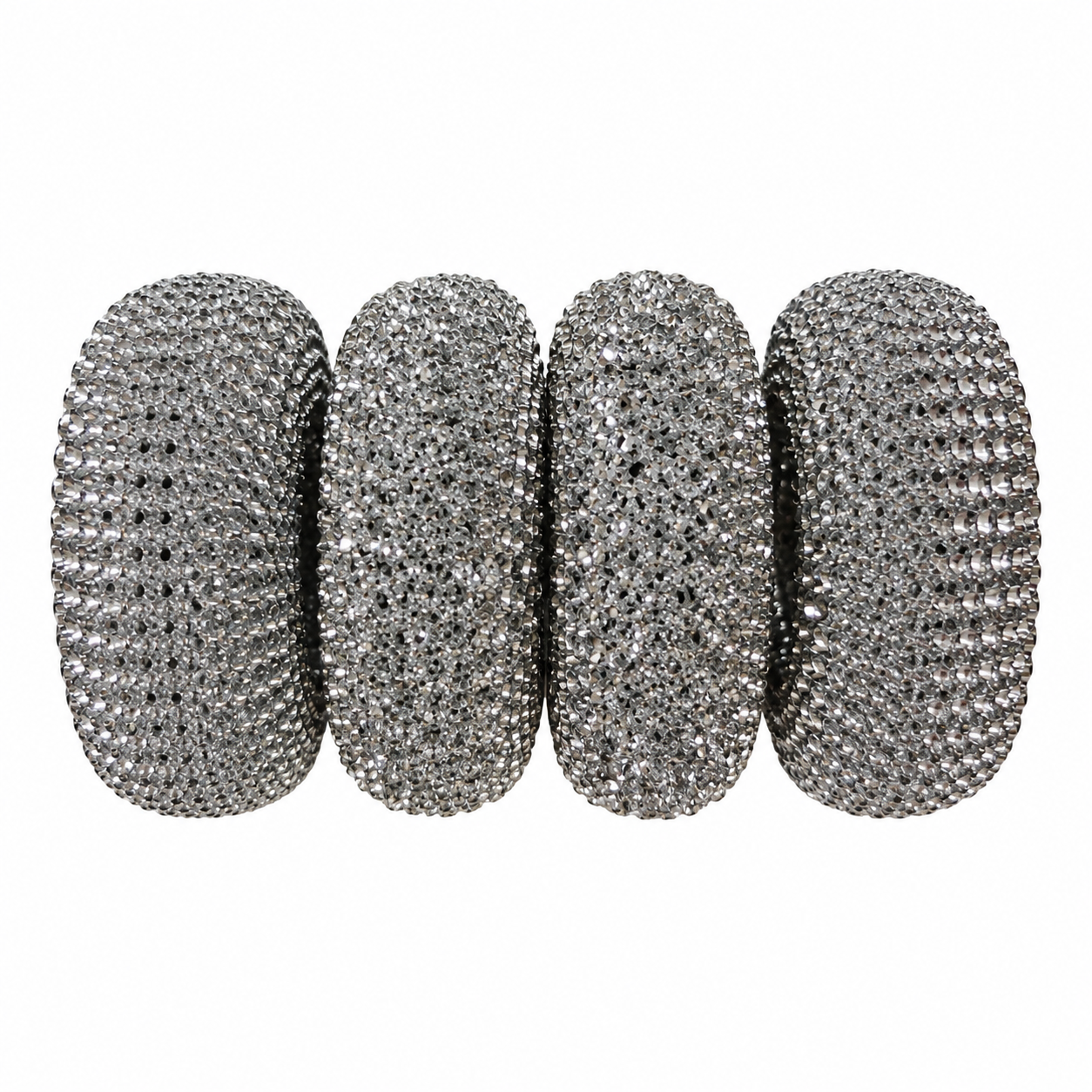 Pack of 4 Metal Scrubber - Image 2