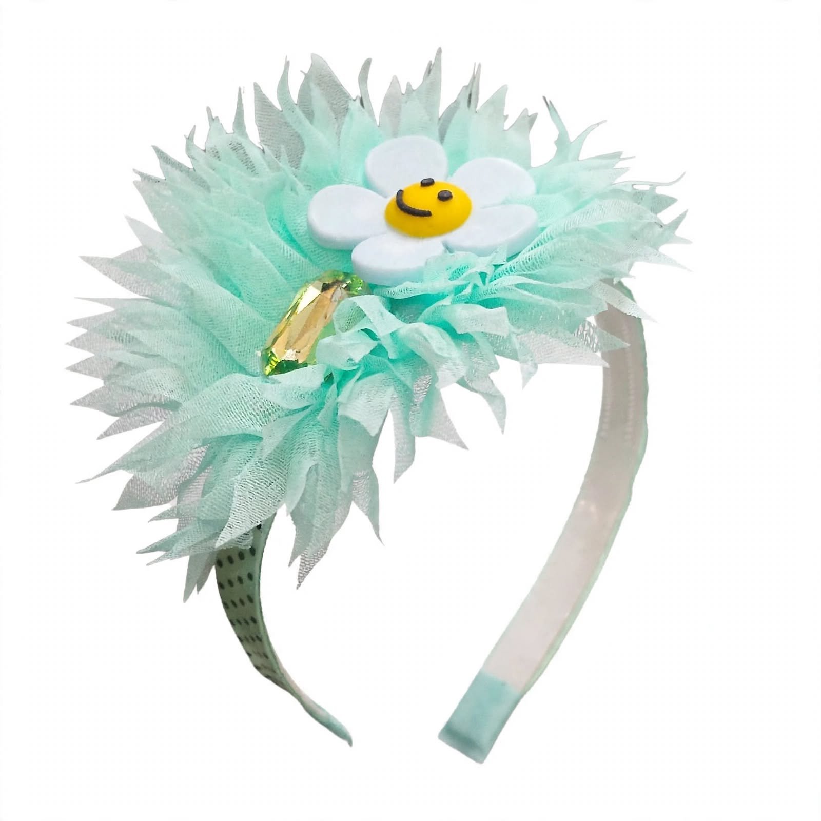 Sunflower Shaped Baby Hair Reeth - Light Green - Image 2
