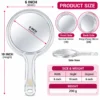 Makeup Mirror| Double Sided upto 10X Magnified Hand Makeup Mirror - Thumbnail Image 2