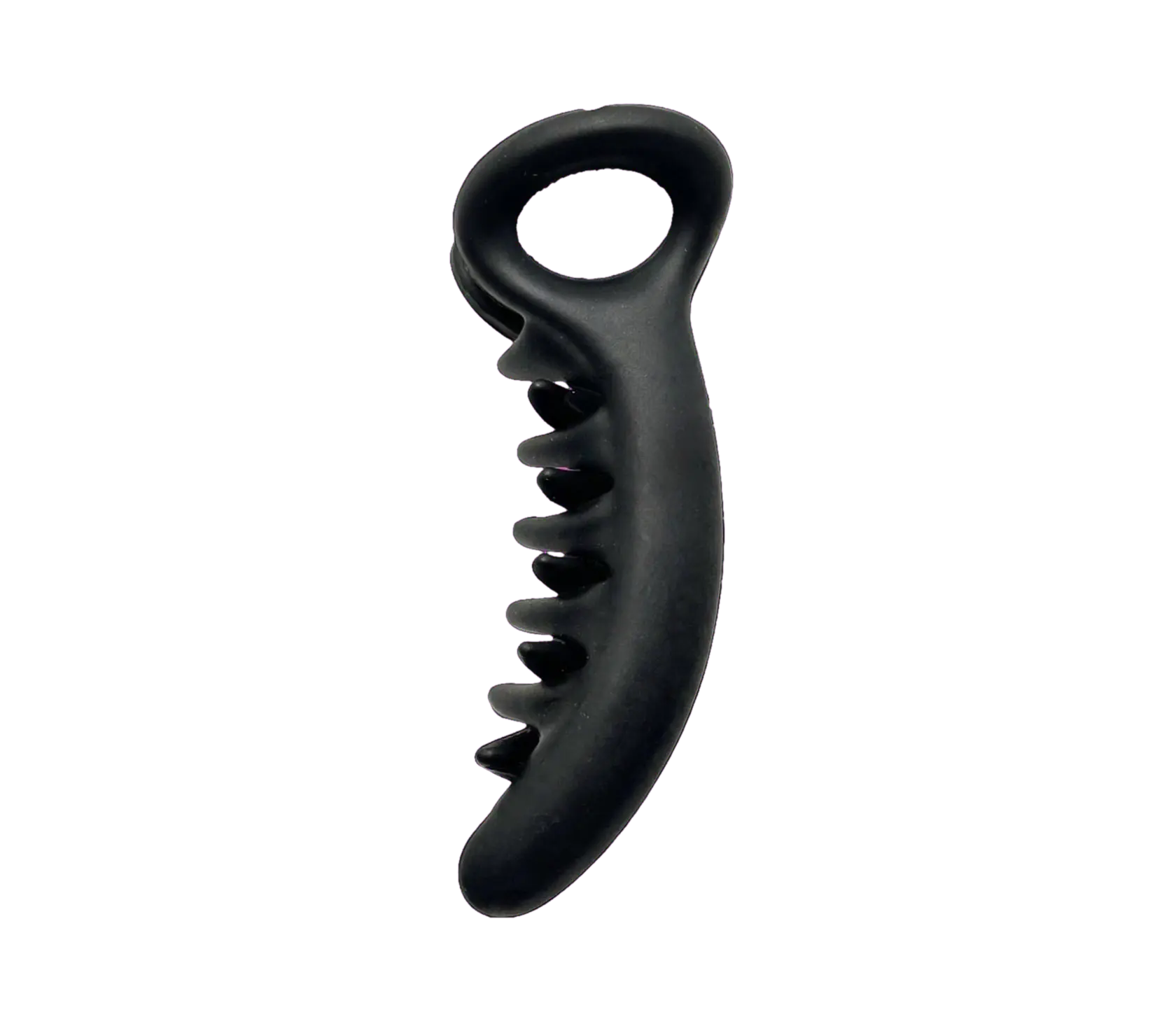 Black Banana Hair Clips for Women & Girls - Matte Finish Fishtail Banana Clutcher for Thick Hair - Pack of 3 - Image 2