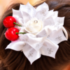 Party Cherry Hat Hairband | Baby Headband | Reeth | 1Pcs White - Thumbnail Image 1