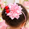 Cherry Hat Hairband | Pink Baby Headband | Reeth | 1Pcs - Thumbnail Image 2