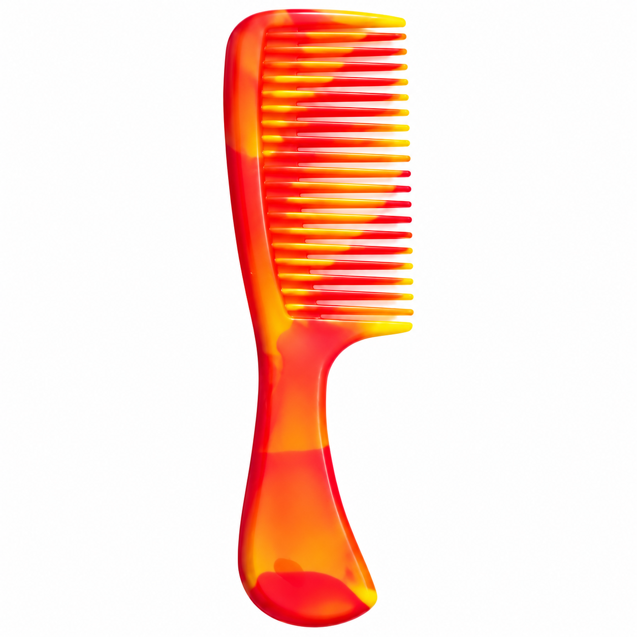 6-Piece Colored Plastic Hair Combs Set - Fine-Tooth Daily Dressing & Pocket Comb for Kids, Women & Men (Multi-Color) - Image 3