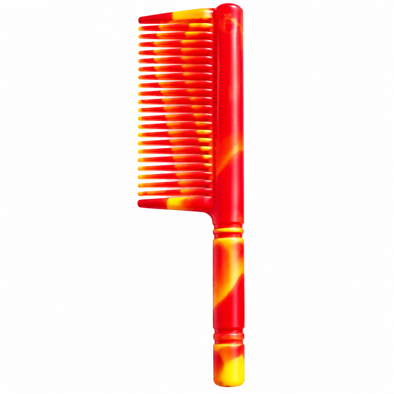 6-Piece Colored Plastic Hair Combs Set - Fine-Tooth Daily Dressing & Pocket Comb for Kids, Women & Men (Multi-Color) - Image 2