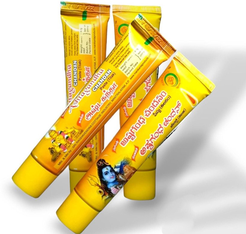 Astagandha Chandan Tilak Tube Paste -Pack of 2 - Image 3